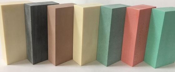 Olive 1.40g / Cm3 Polyurethane Tooling Board Untuk Machining Concave Convex Model Dan Fixture