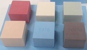 Warna Oranye 1.20g / Cm3 Papan Model Polyurethane 100mm Untuk Pelat Pola Dan Kotak Inti